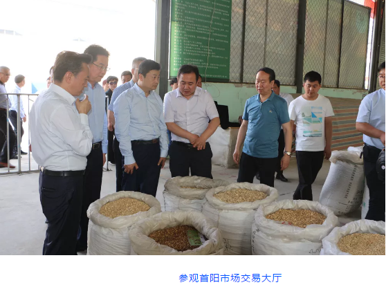 定西市长戴超、广药集团董事长李楚源带队参观考察甘肃省投资商会