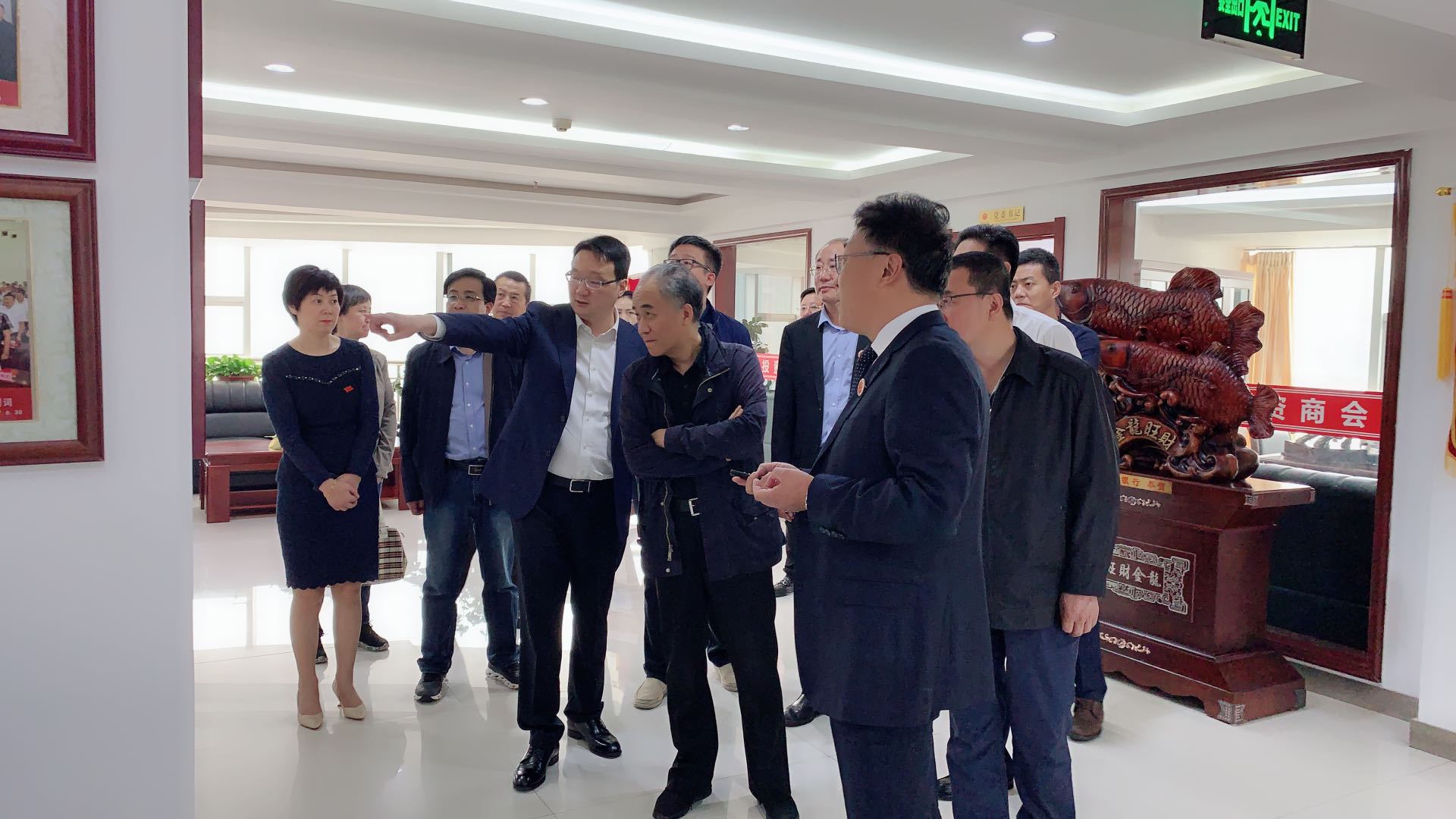 民政部社会组织服务中心党委书记刘忠祥一行莅临甘肃省投资商会调